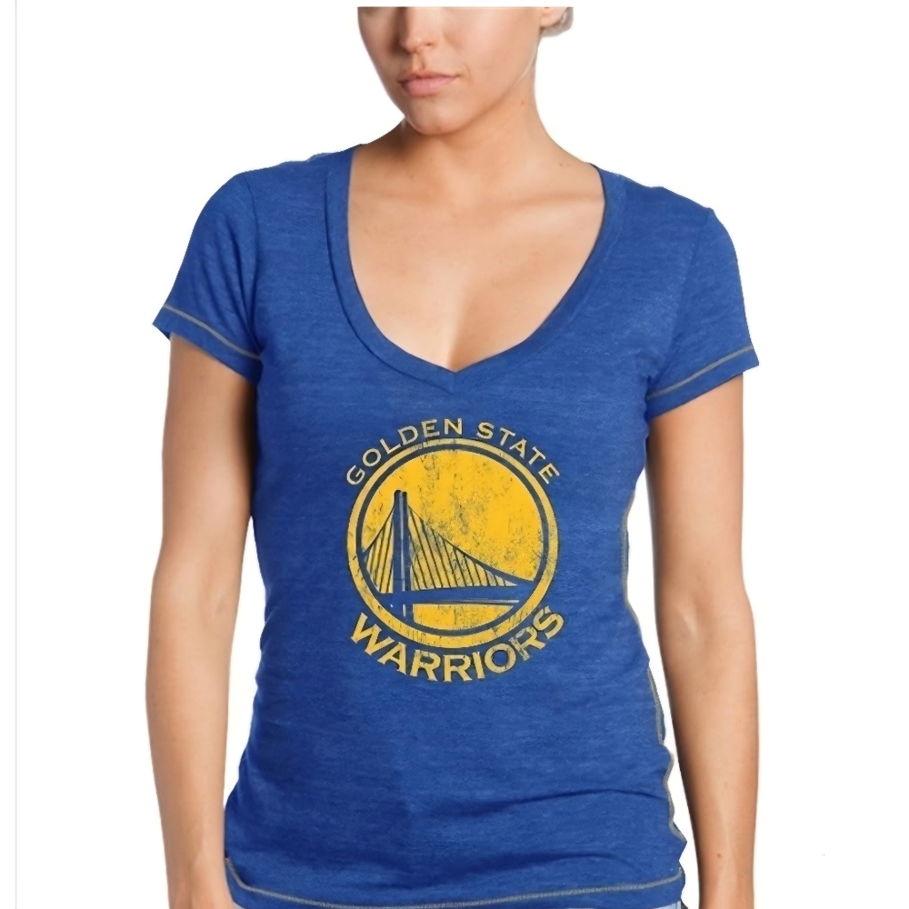 NBA Golden State Warriors Adidas Women's Vintage Short Sleeve T-Shirt S…